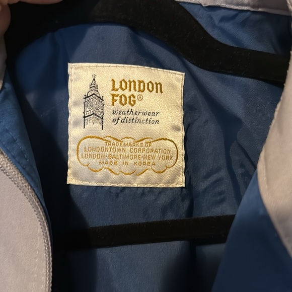 Vintage London Fog Jacket Size 42 Reg Grey Waterproof Mayerial Zipper EUC Mens - Picture 8 of 14
